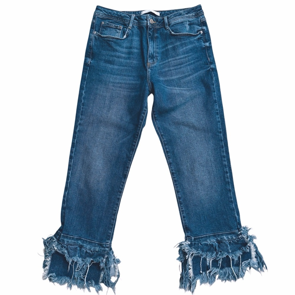 Zara Trafaluc Denim wear High Rise Jeans Size 8